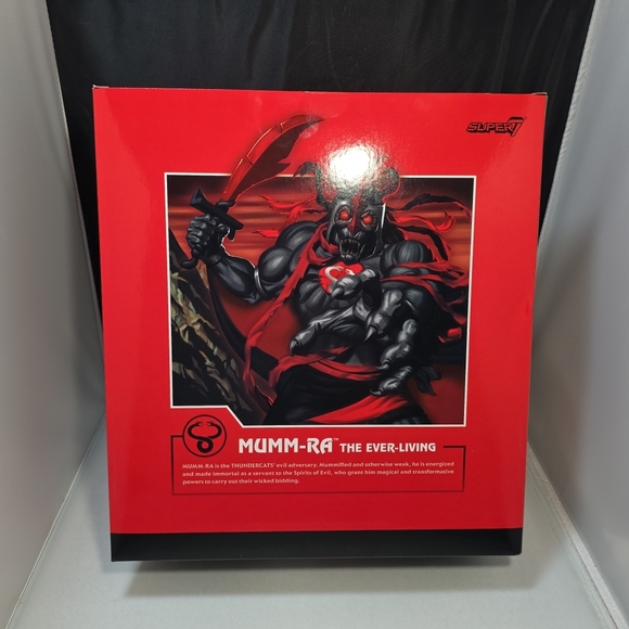 ThunderCats Super7 Ultimates Mumm-Ra The Ever-Living Black & Red Figure NIB (MM) - Picture 3 of 6